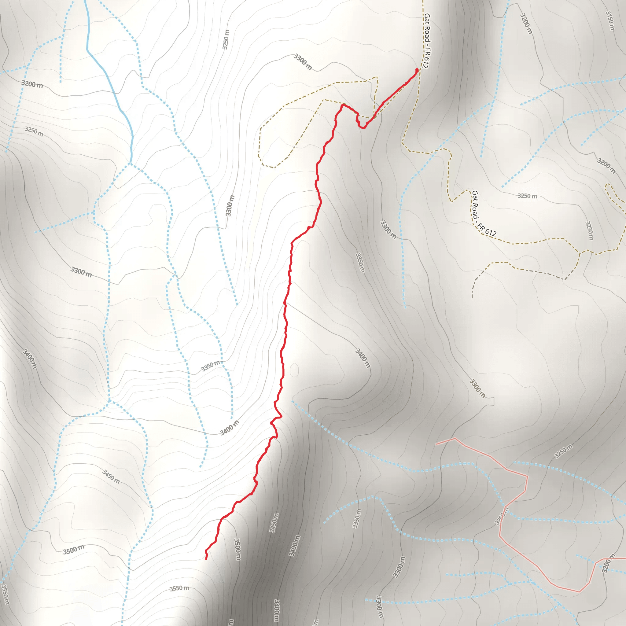 Lone Cone Peak Trail mobile static map