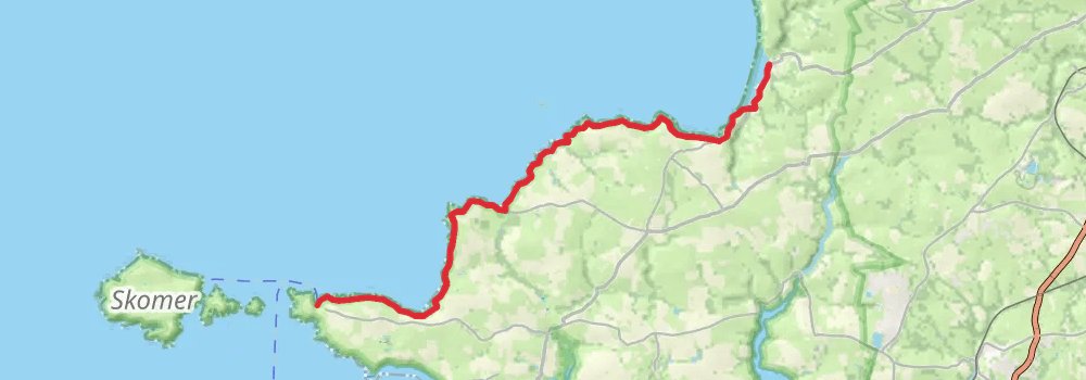 Wales Coast Path stage 47 Map