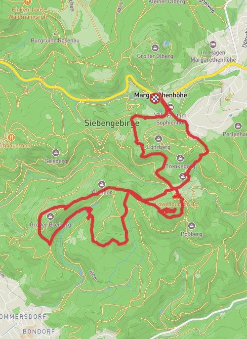 Siebengebirge Herbst mobile static map