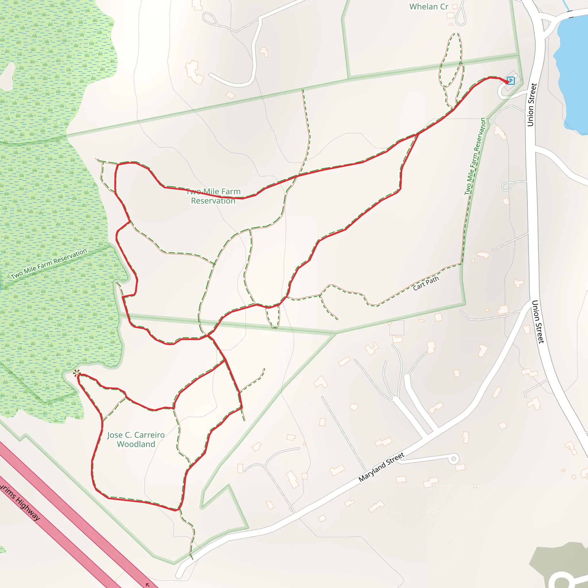 Union Street Loop mobile static map