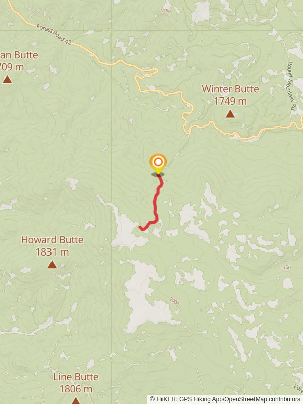 Mother Lode Mine Trail mobile static map