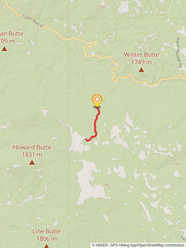 Mother Lode Mine Trail mobile static map