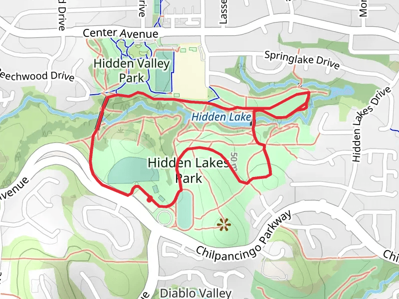 Hidden Lake Park Loop - North