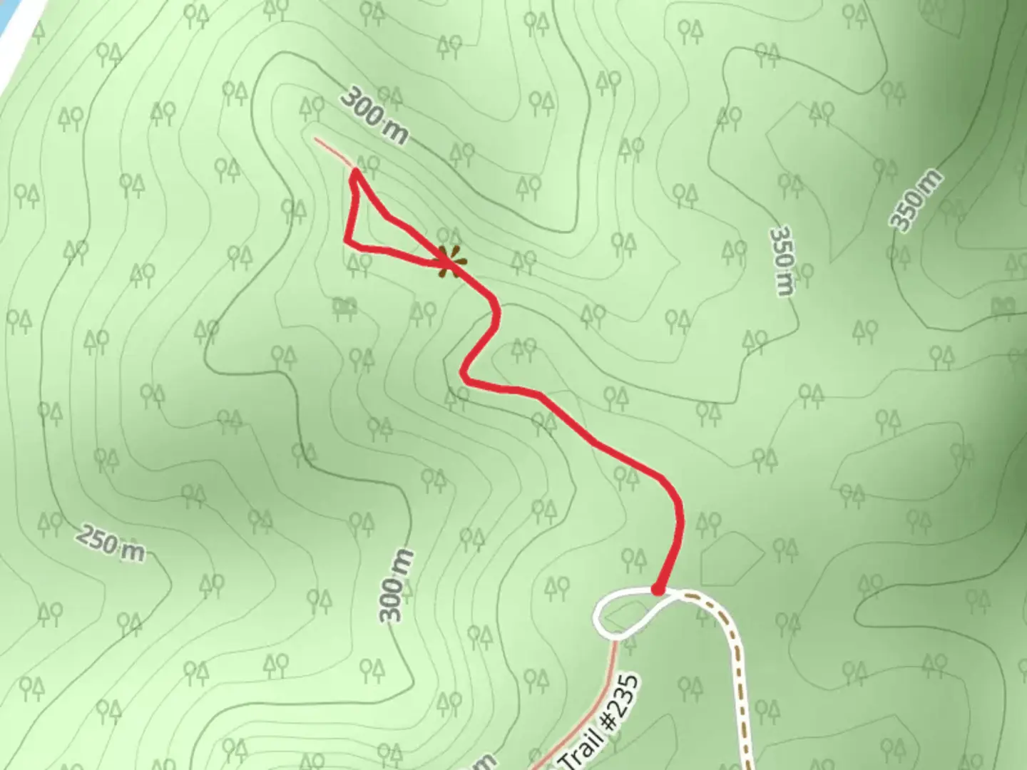 An image depicting the trail Princess Arch Trail and its surrounding area.
