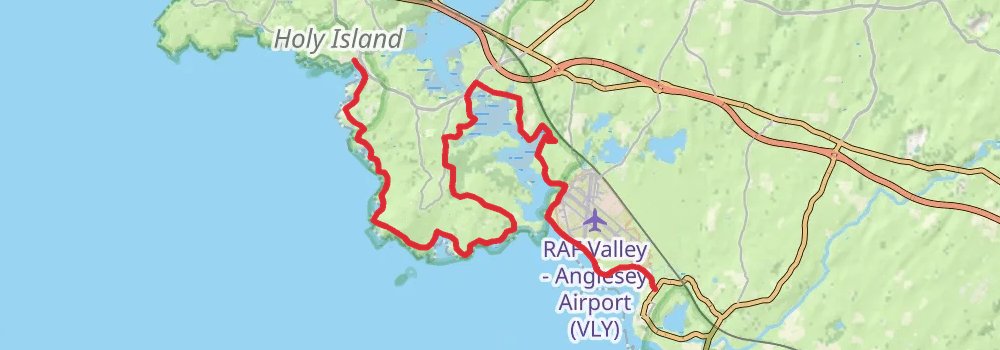 Wales Coast Path stage 14 Map