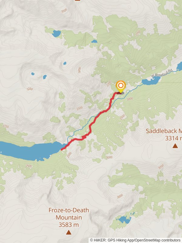 Mystic Lake via West Rosebud Trail