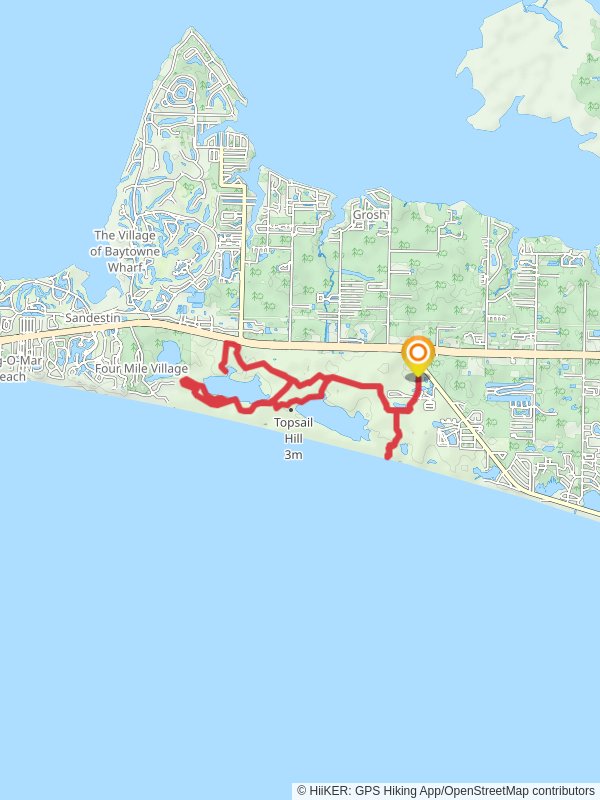 Campbell Lake and Morris Lake Loop mobile static map