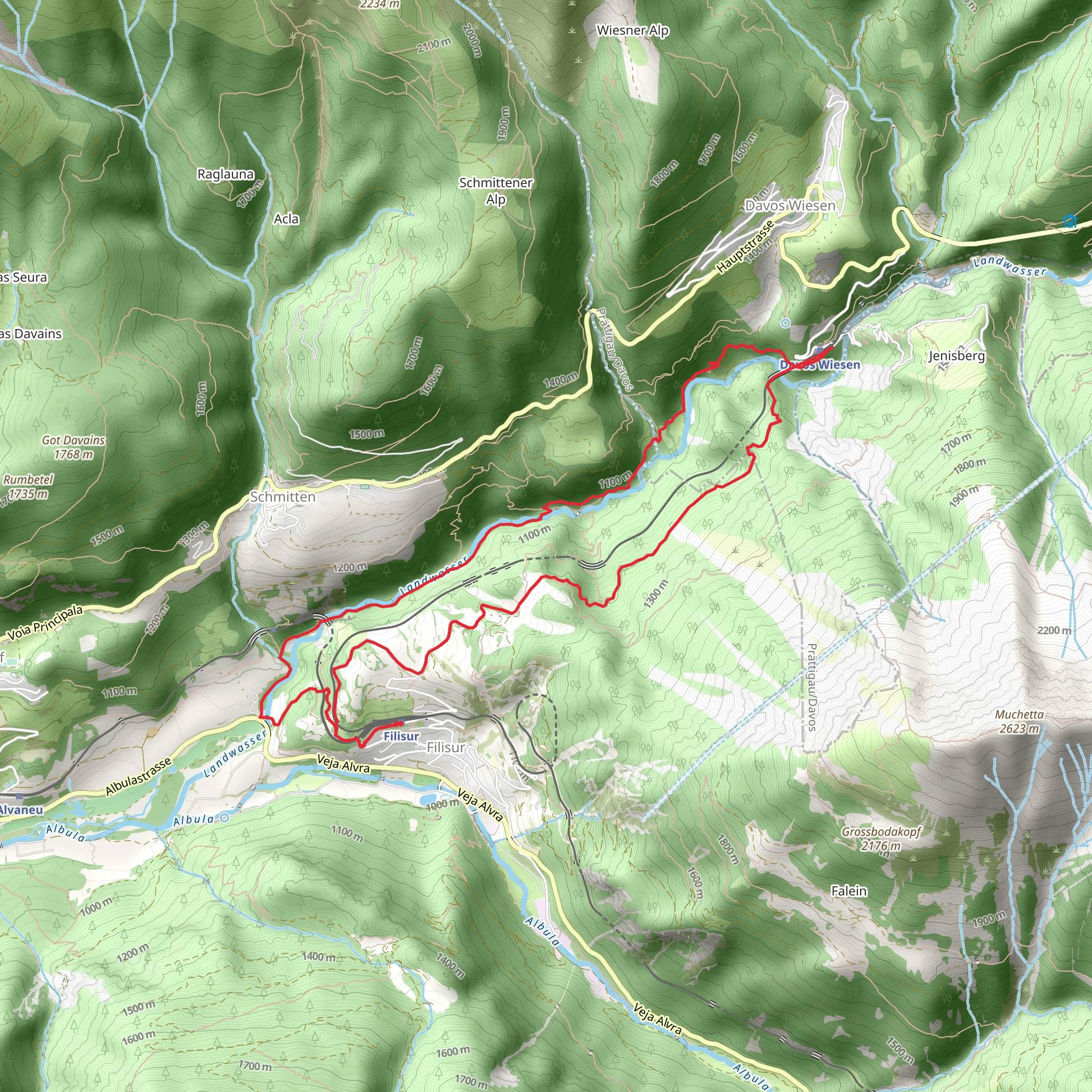Viaduct Trail mobile static map