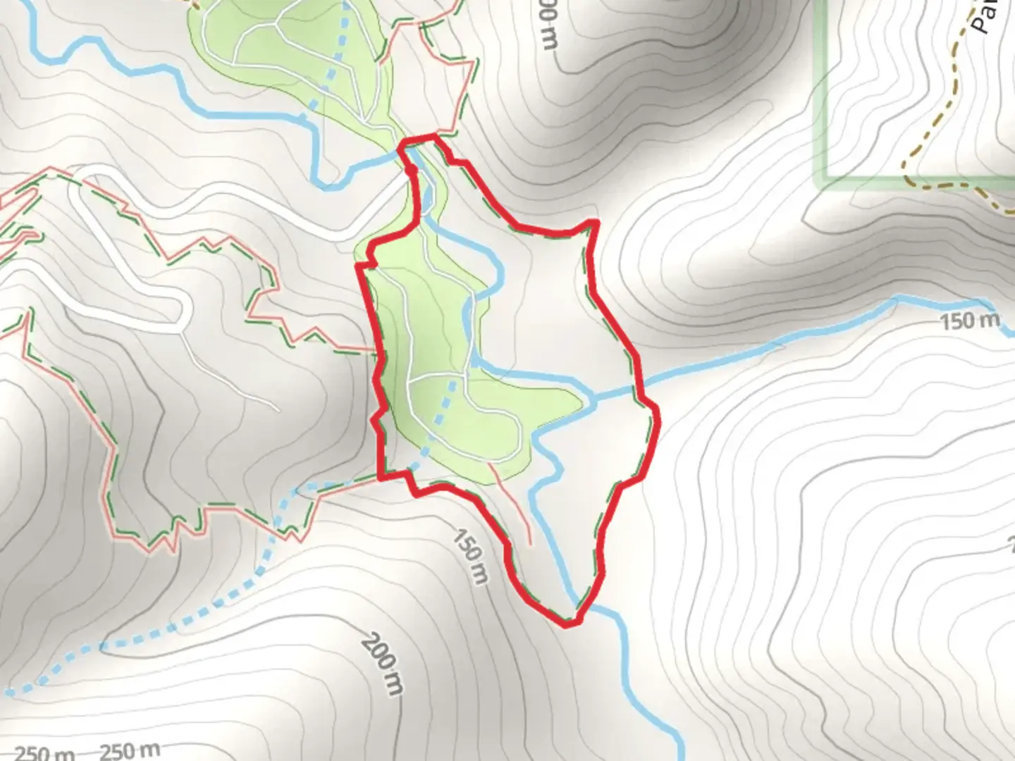An image depicting the trail Trestle Loop Trail and its surrounding area.