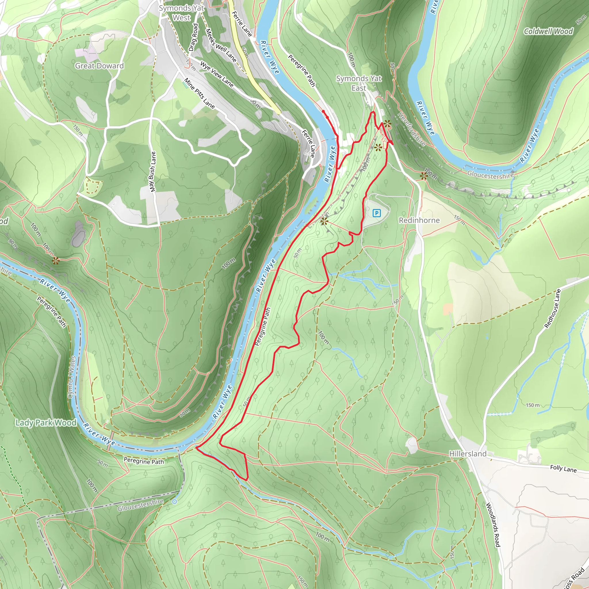 Maliscot Woods Loop mobile static map
