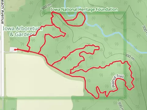 Linden Lane Trail, Herrick Memorial Trail and Walnut Trail Loop