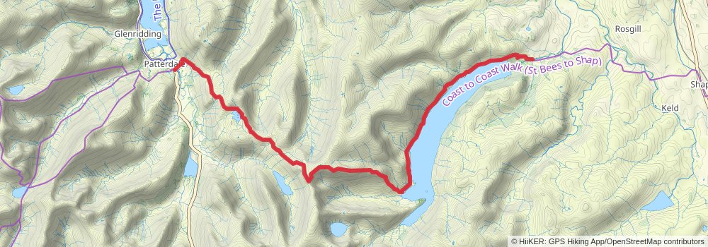 Coast to Coast Walk stage 6 Map