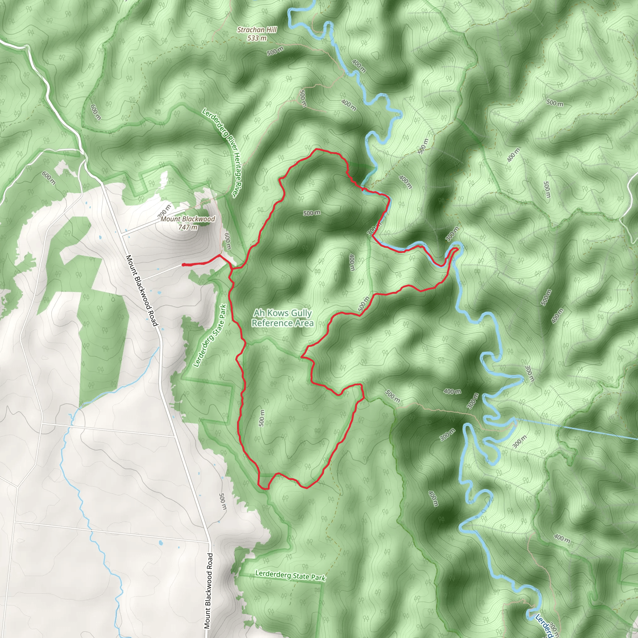 Bears Head Circuit mobile static map