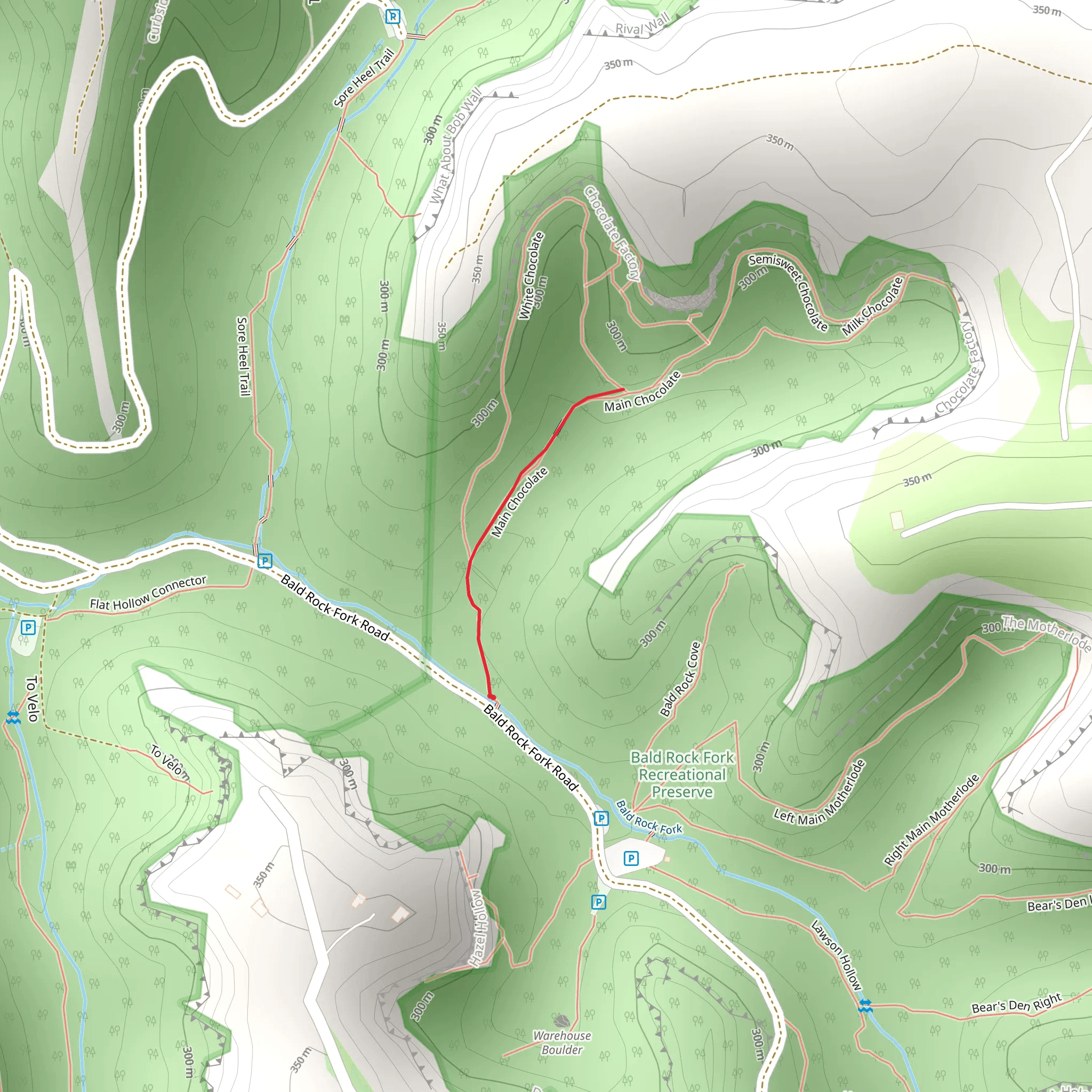 Main Chocolate Walk mobile static map