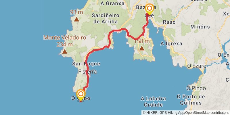 Camino Catalan stage 54 Map