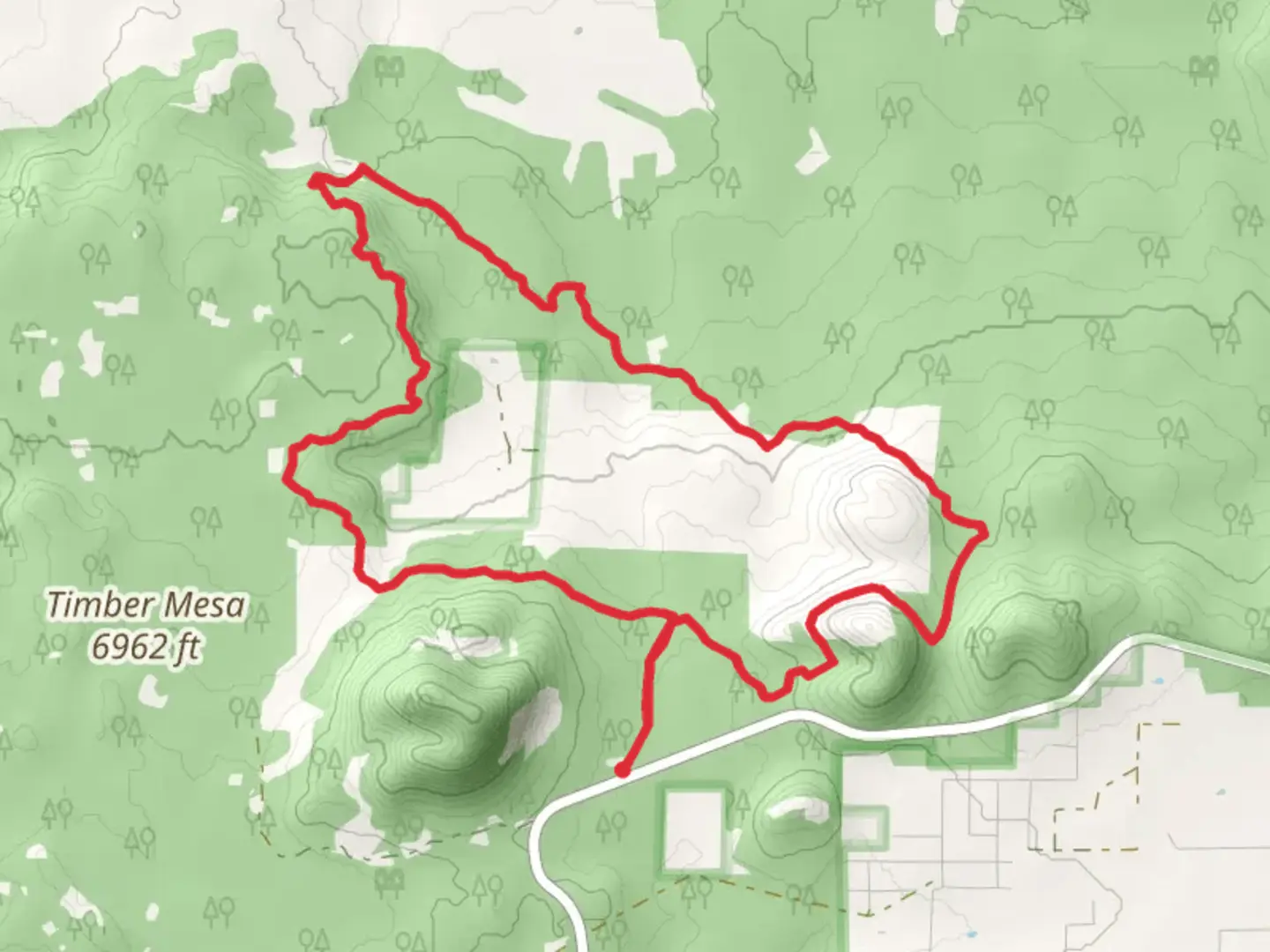 An image depicting the trail Porter Mountain - Panorama Loop Trail and its surrounding area.