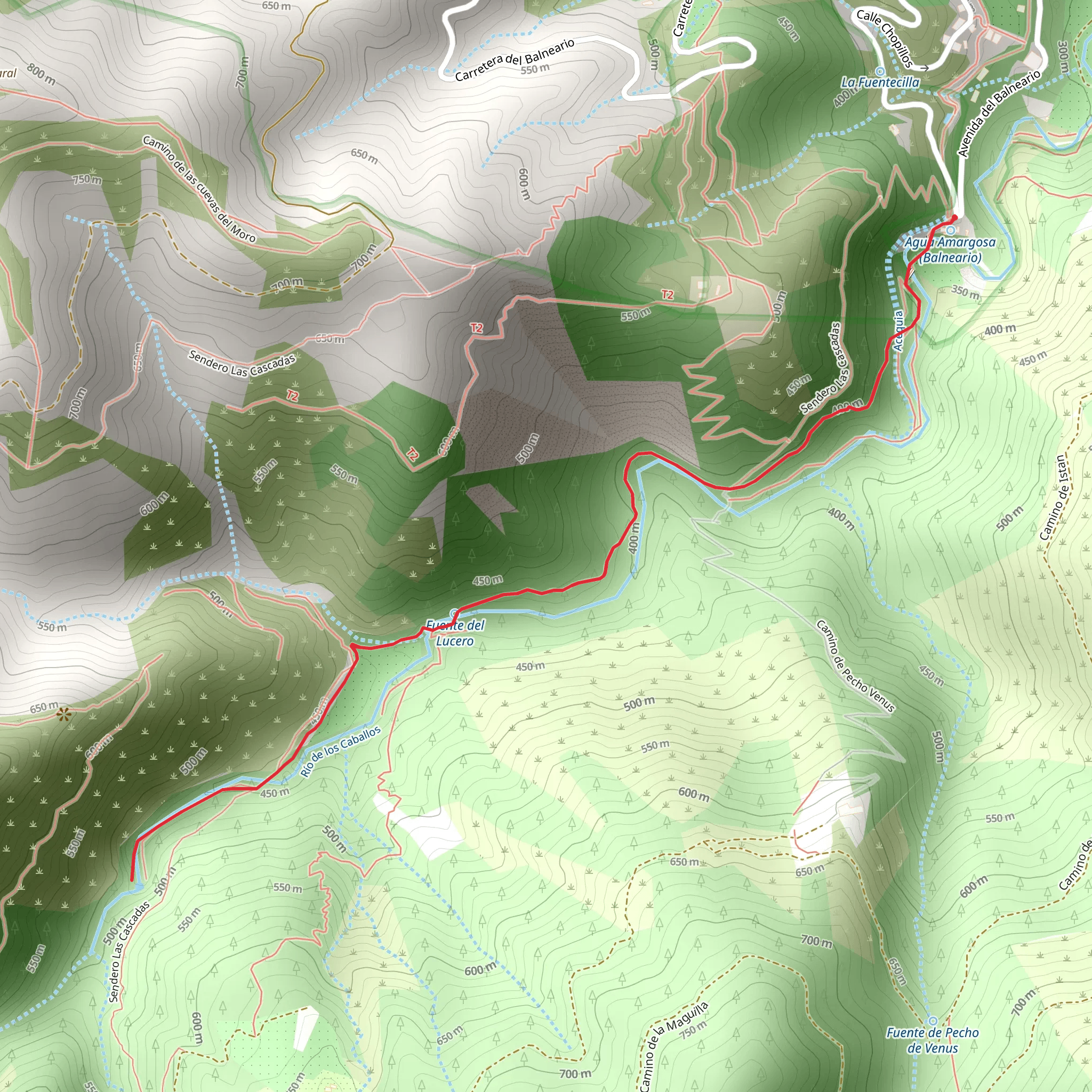 Cascada La Virgen from Tolox mobile static map