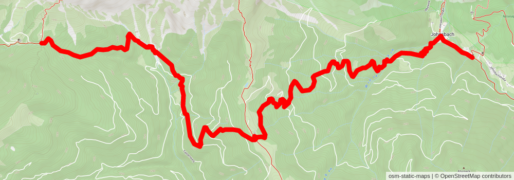 Admont to Johnsbach stage 2 Map
