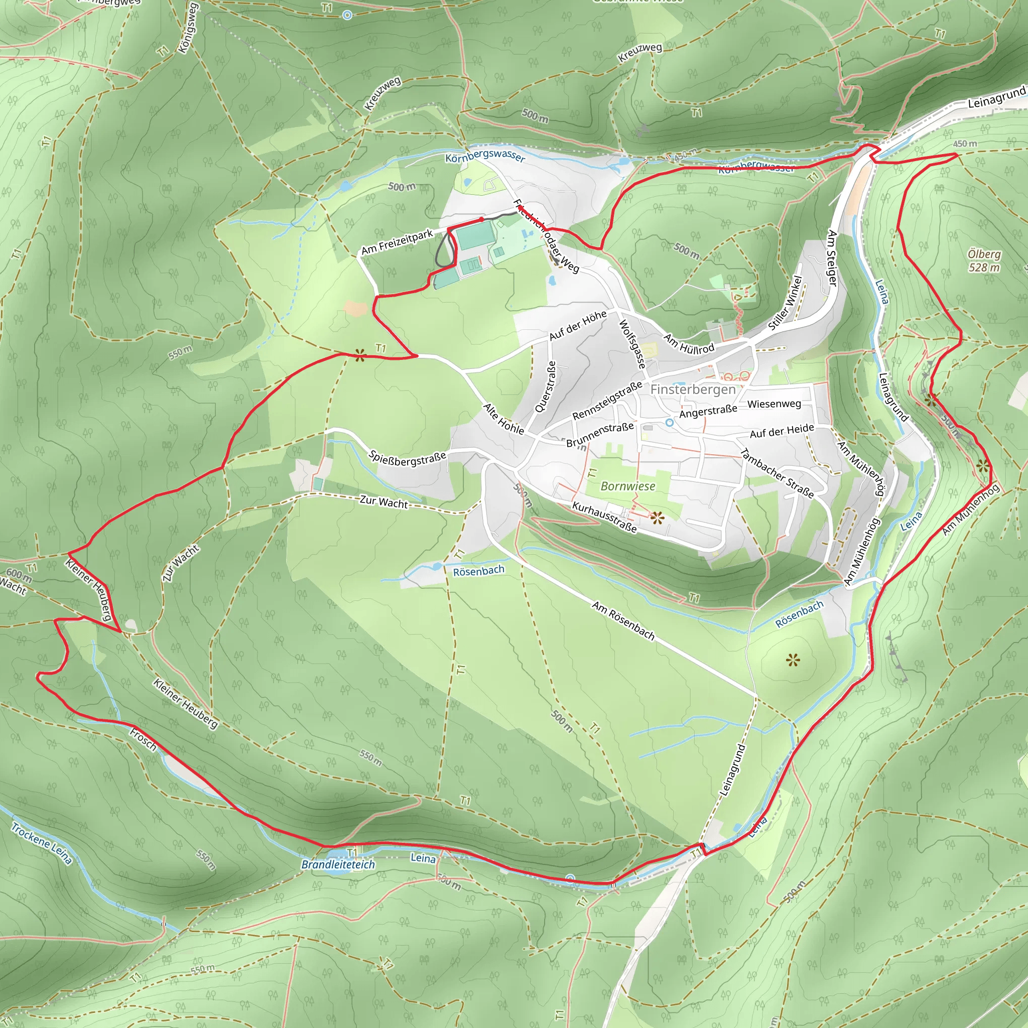 Grosser - Finsterbergen mobile static map