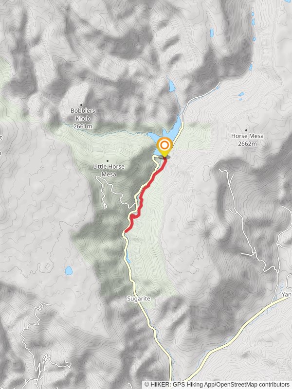 Chicorica Creek via Lake to Lake Trail mobile static map