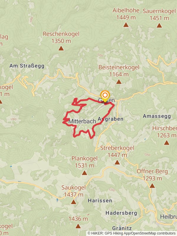 Stoakogler - Heimatweg in Gasen mobile static map