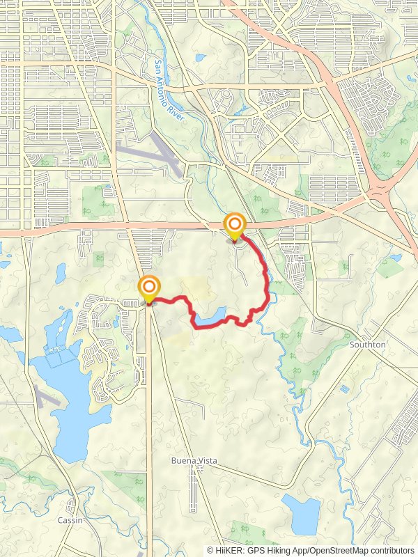 Cassin Lake and San Antonio River