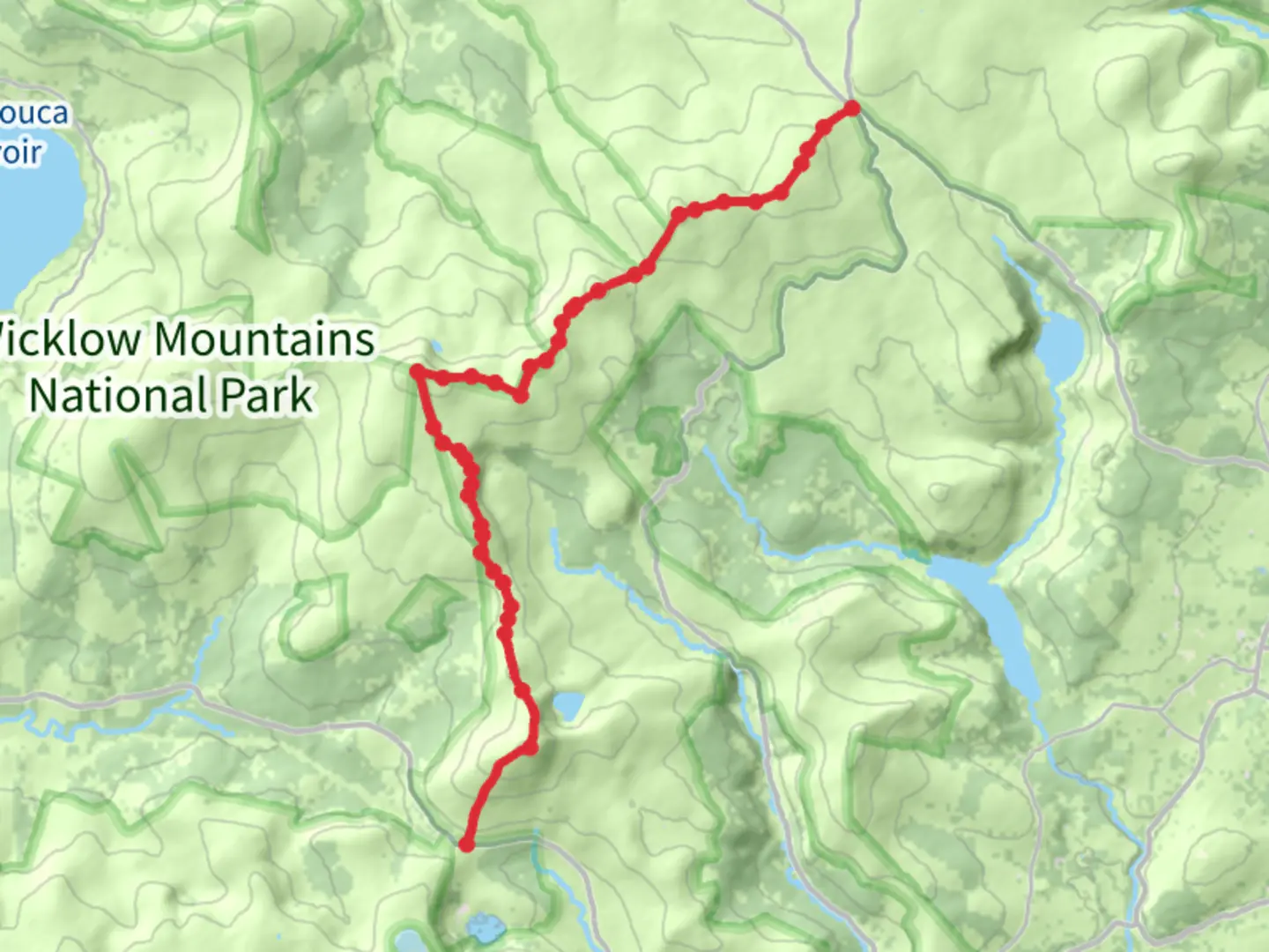 An image depicting the trail gap to gap and its surrounding area.