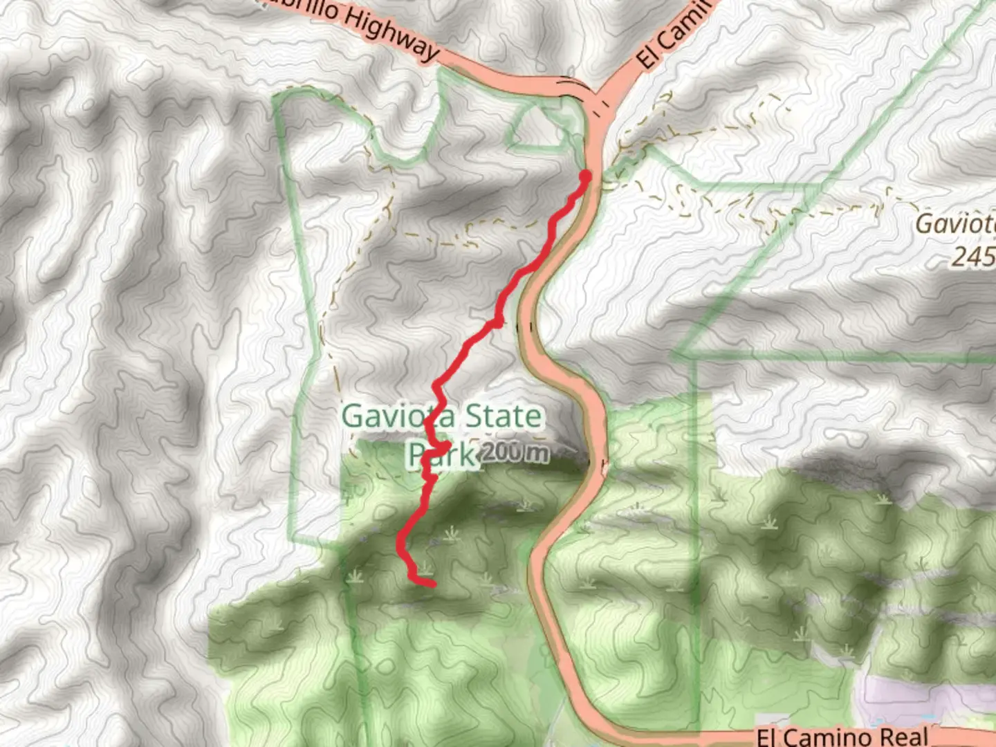An image depicting the trail Ortega Trail and its surrounding area.