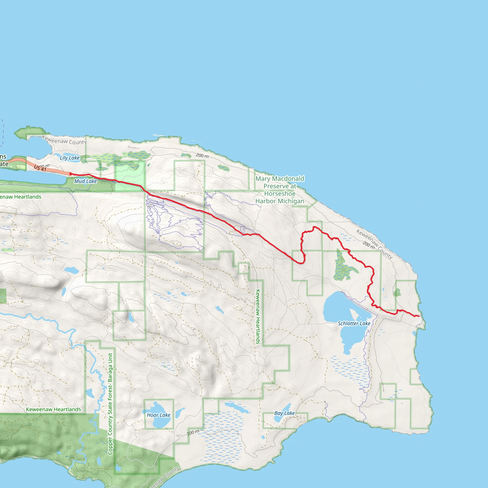 Union Creek - Rocket Rough Trail mobile static map