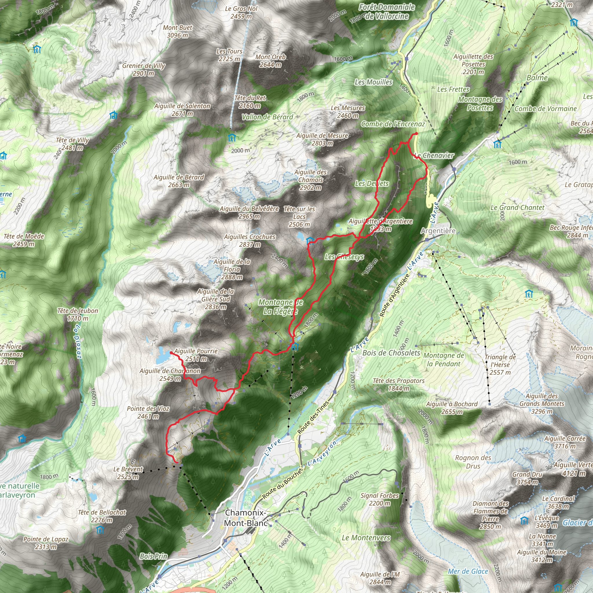 Grand Balcon Sud mobile static map