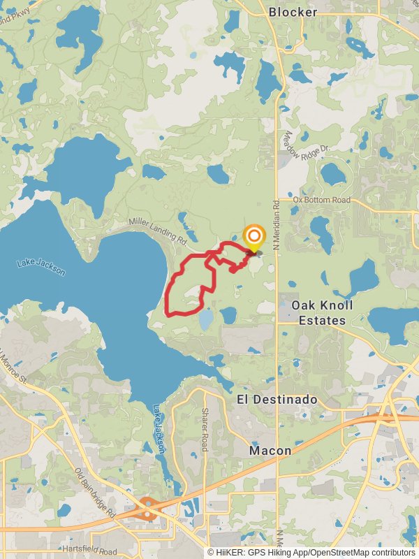 Lake Jackson East Loop mobile static map