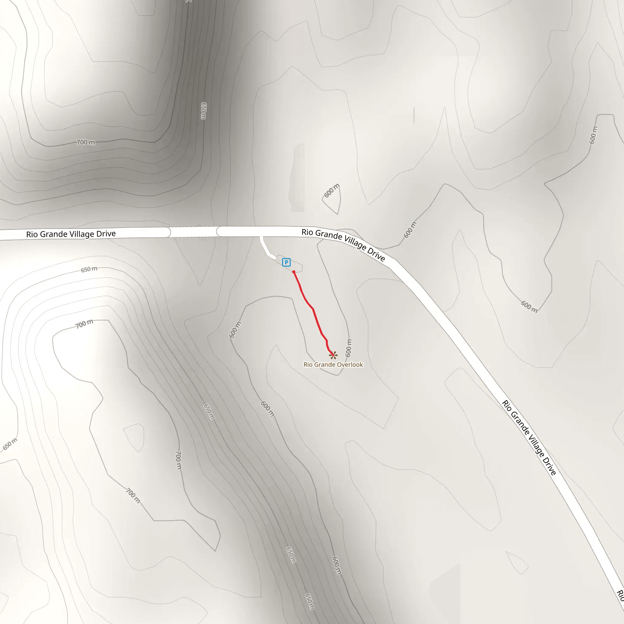 Rio Grande Overlook mobile static map