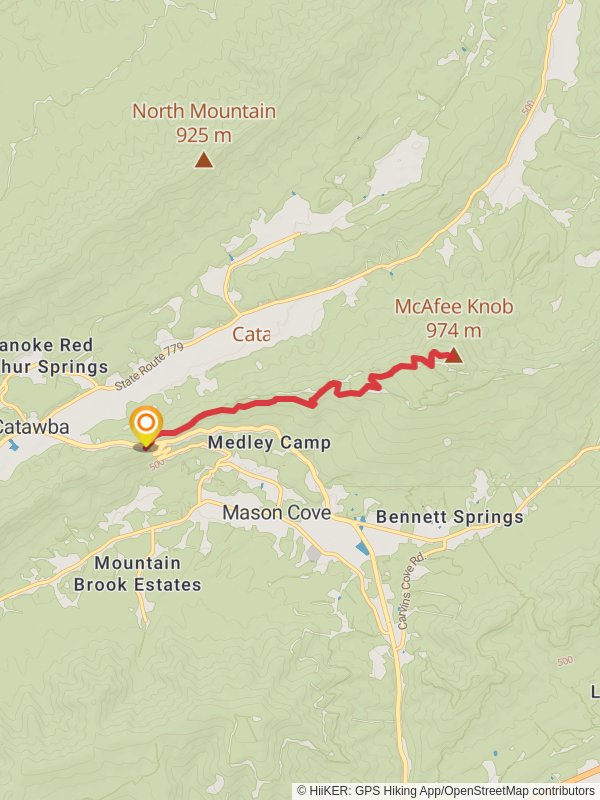 McAfee Knob via Appalachian Trail