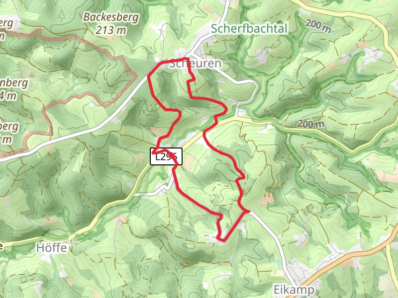 Klasmuehle Rundweg and Denmalroute Loop