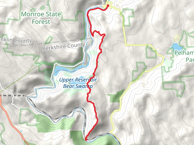 Negus Mountain and Monroe Bridge