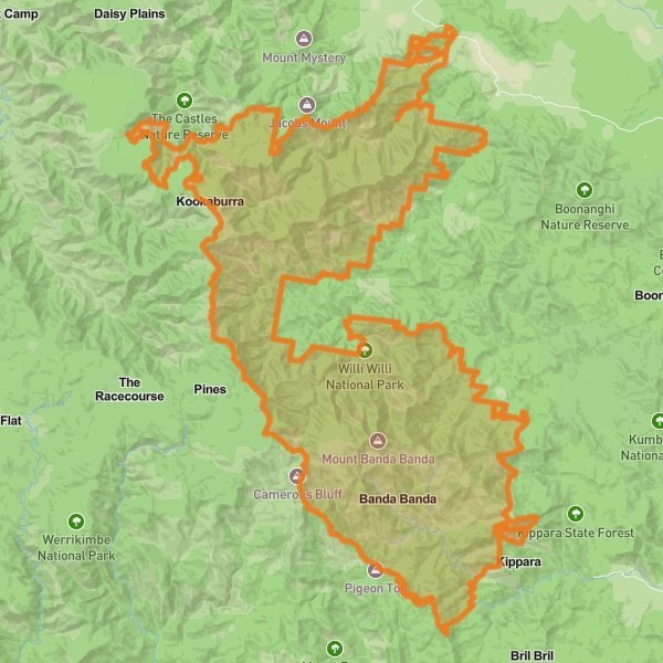 Willi Willi National Park mobile static map