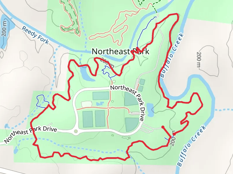 Buck Lane, Deer Run and Buffalo Creek Loop Trail