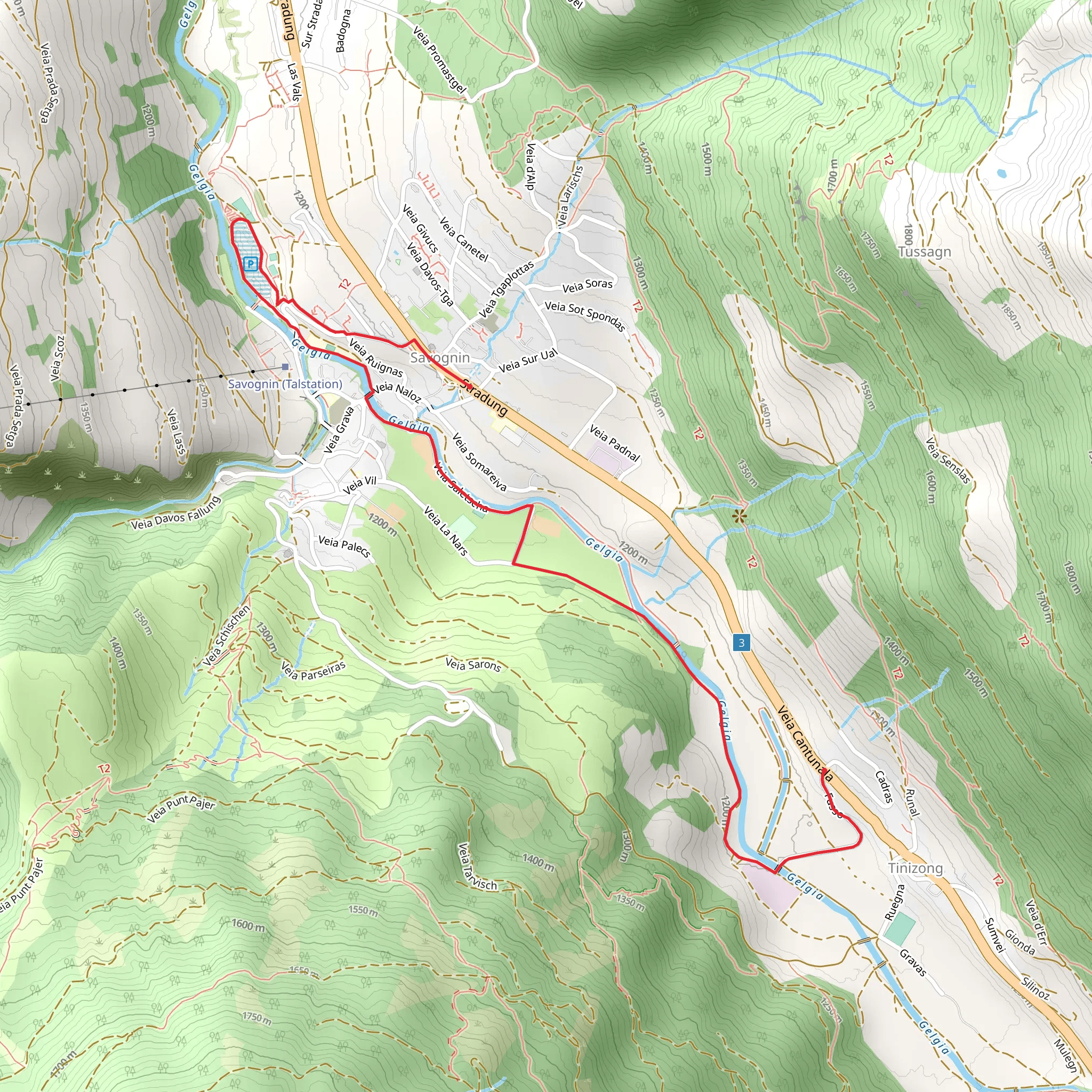 Julia Uferweg mobile static map