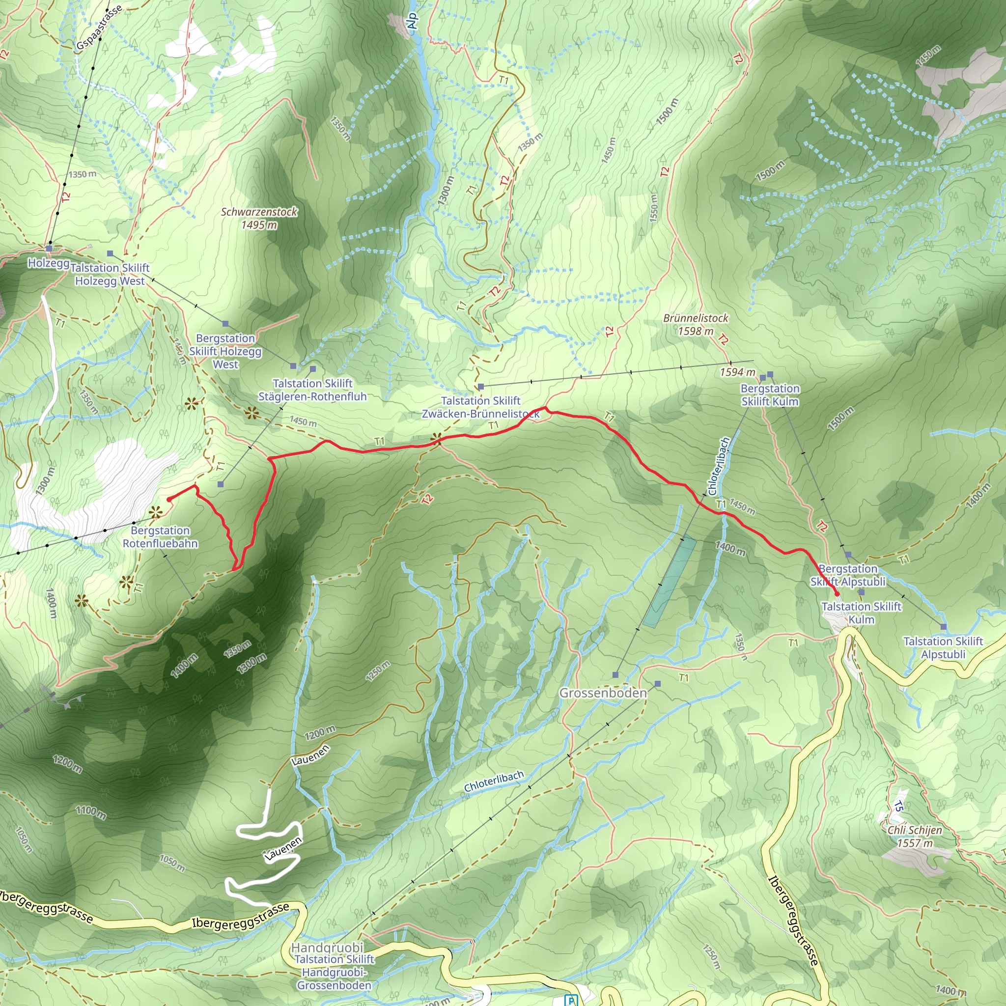 Rotenflue - Bus Combi mobile static map
