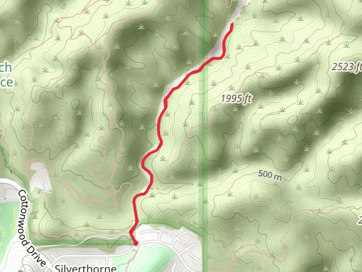 An image depicting the trail Las Llajas Canyon Trail and its surrounding area.