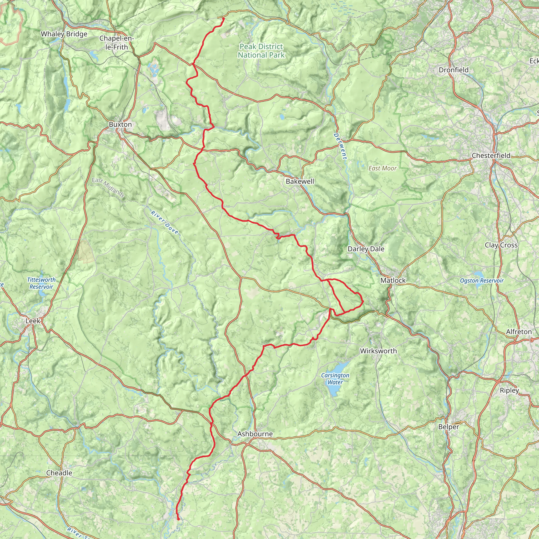 Limestone Way mobile static map