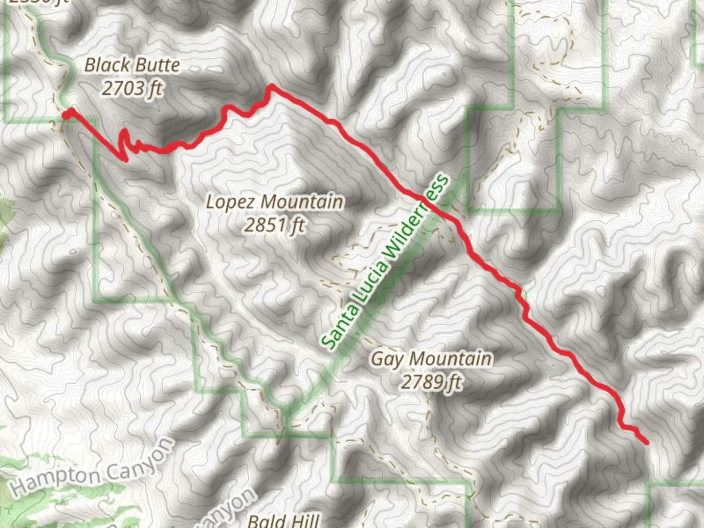 An image depicting the trail Lopez Canyon Trail and its surrounding area.