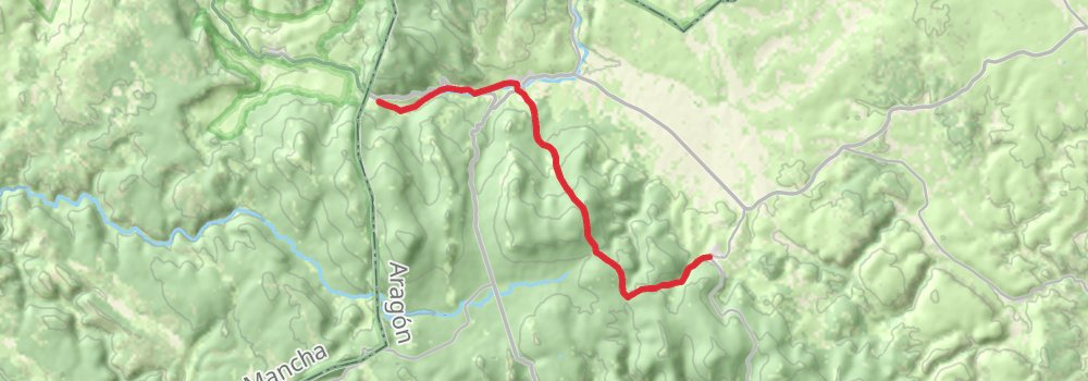 GR 10 Valencia - Portugal - Aragón stage 10 Map