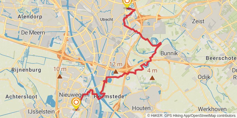 Waterliniepad stage 10 Map