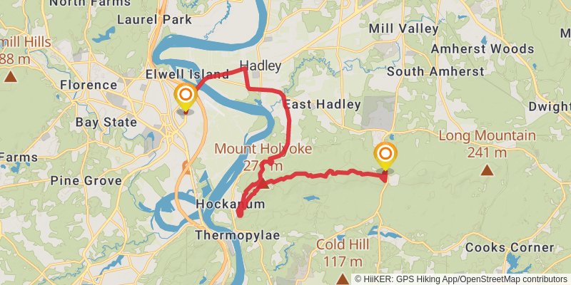 New England Trail stage 6 Map