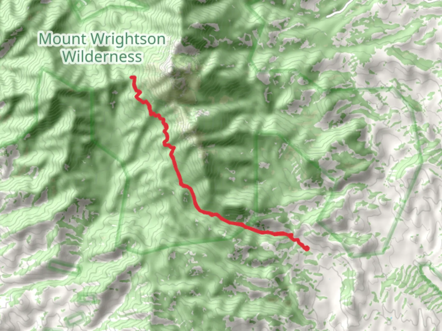 An image depicting the trail Temporal Gulch Trail and its surrounding area.