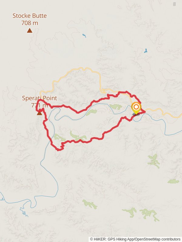 Sperati Point - Buckhorn and Achenbach Loop Trail mobile static map