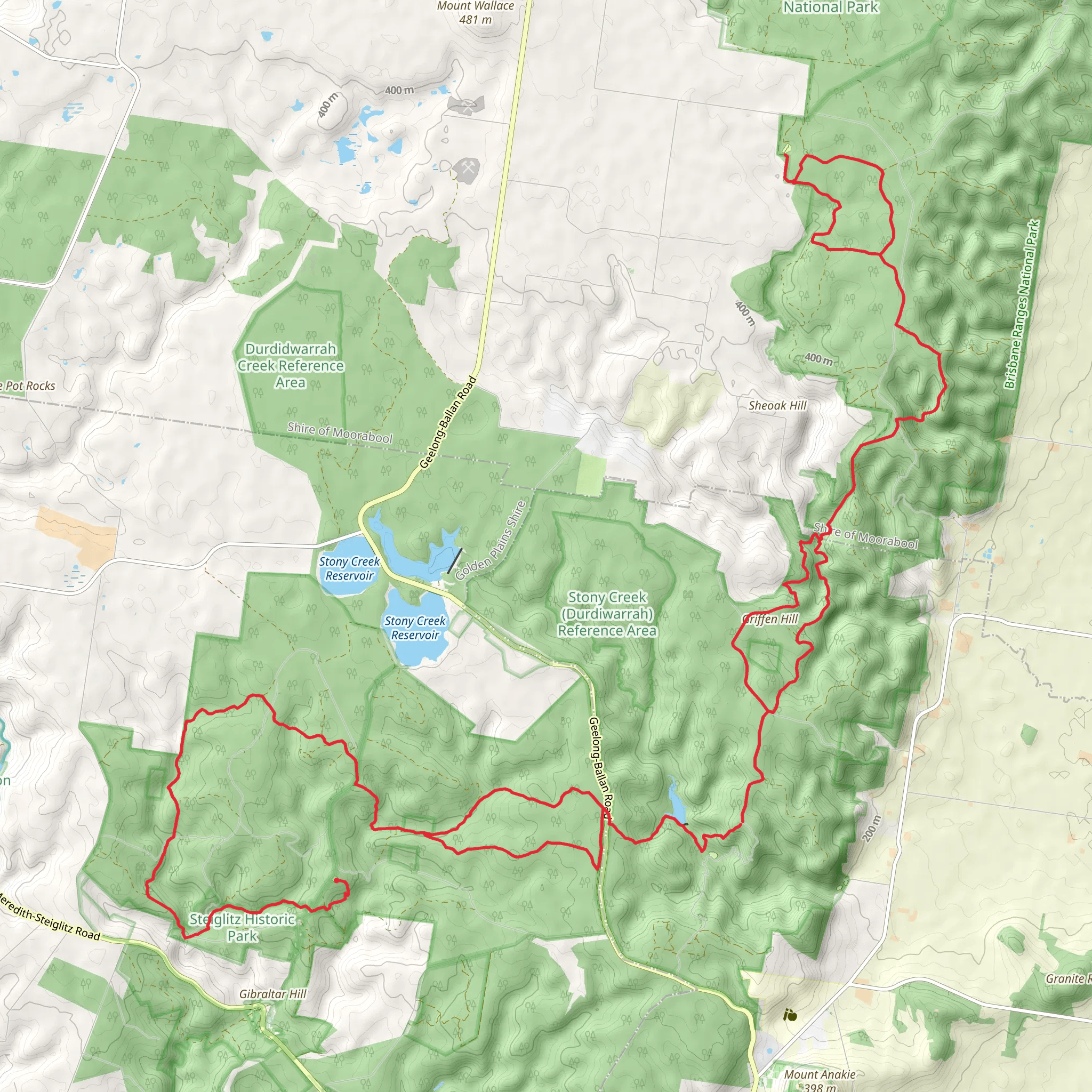 Burchell Trail mobile static map