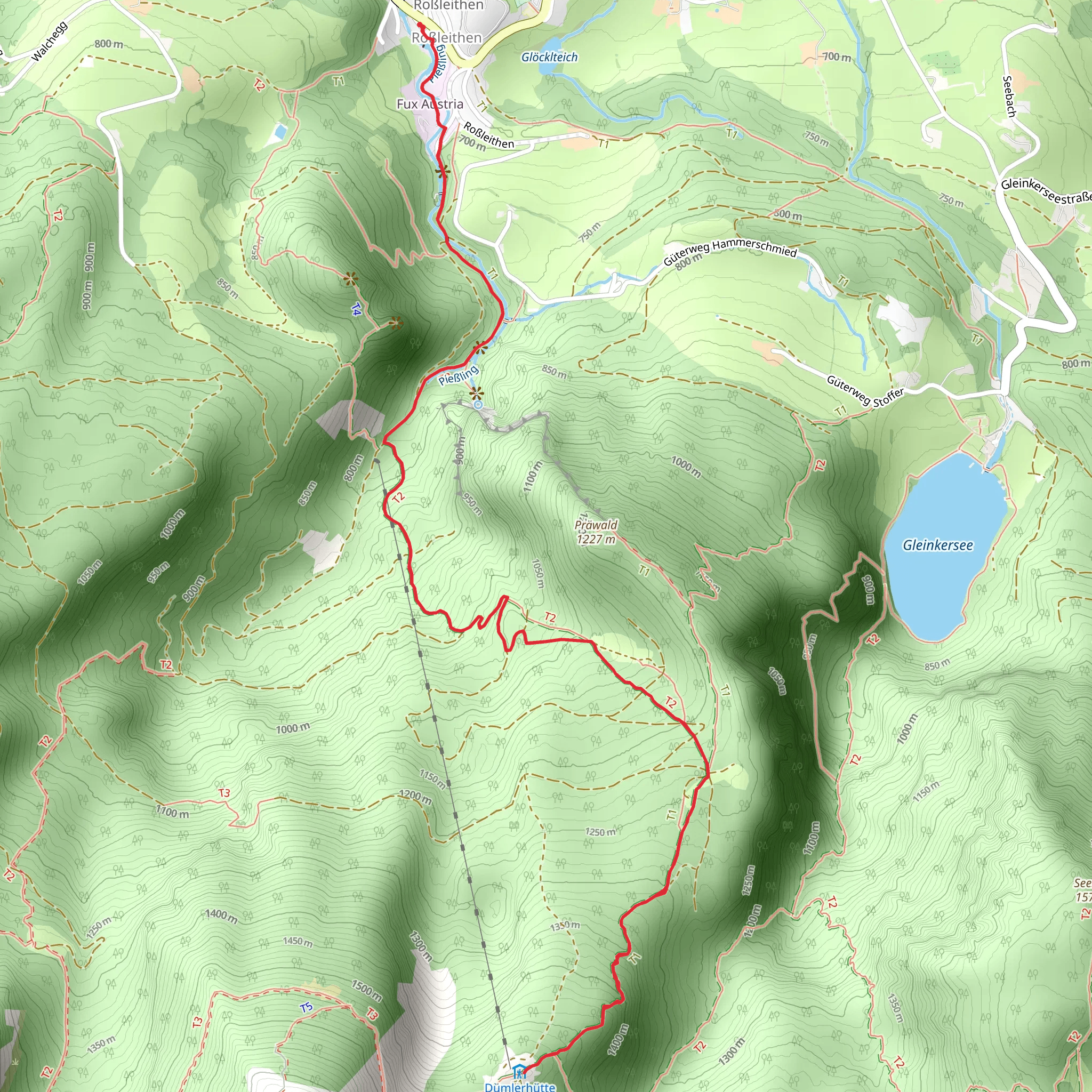Dümlerhütte mobile static map