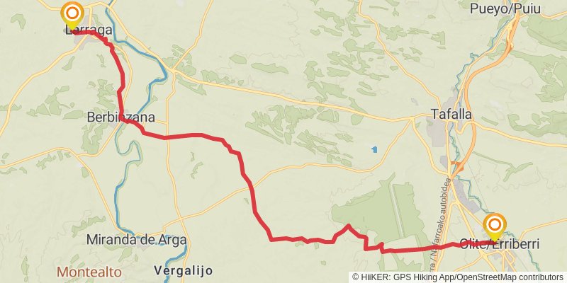 Camino Catalan stage 21 Map